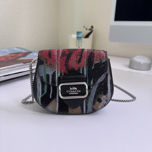 COACH X MINT + SERF MORGAN CARD CASE ON A CHAIN cm215 - Picture 1 of 6